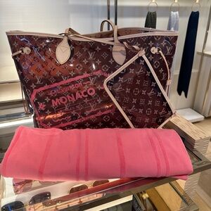 Louis Vuitton limited edition MONACO beach bag